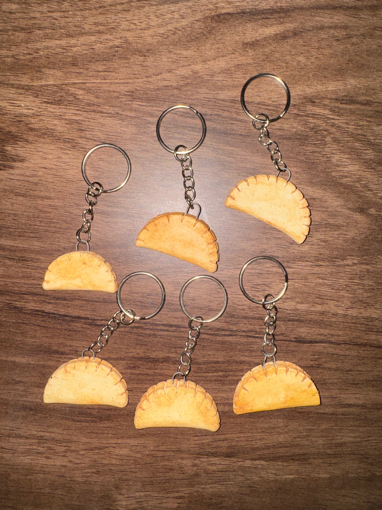 Empanada Keychains
